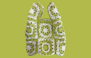 モチーフ編みバック - emi 