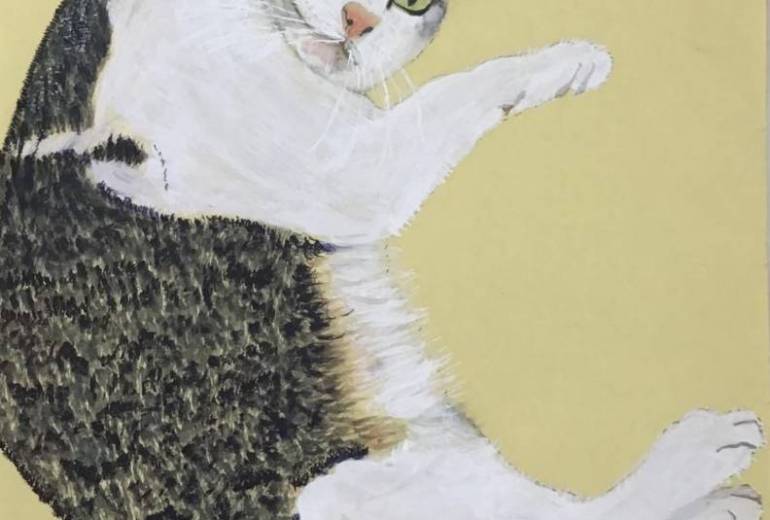 リラックスしている猫