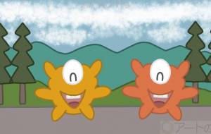 双子のモンスターが田舎街にやって来た - アクター 