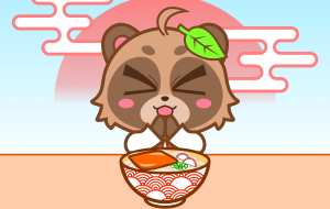 今月のいただきます – きつねうどん – - トガワナミ 