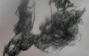 絵画仏師ボールペンアート（十二神将） - 真鍋哲地 