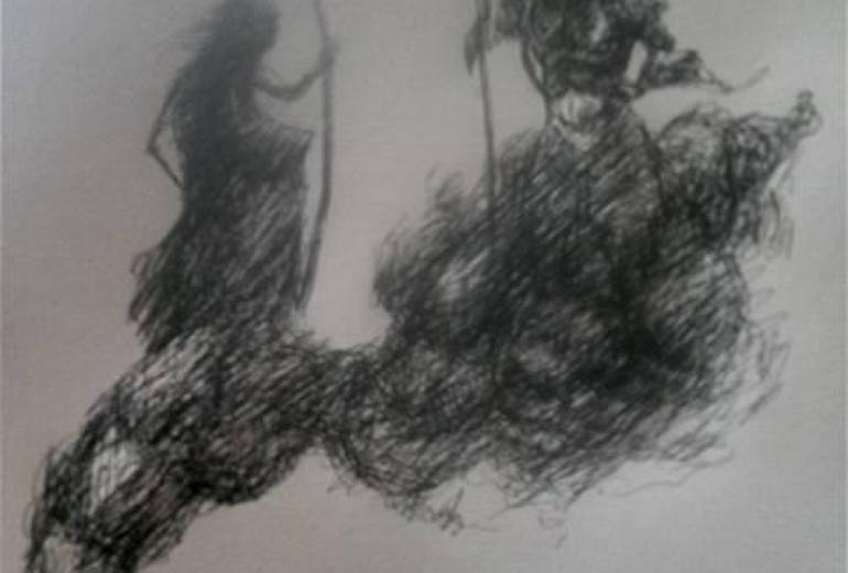 絵画仏師ボールペンアート（十二神将）