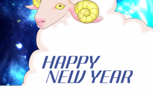 羊の夢。 - ネットスクウェアNET年賀状 ✕ 障がい者アート協会【2027年未（ひつじ）年賀状】 NS2027 