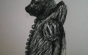 あー描くの少し疲れた休む - 真鍋哲地 
