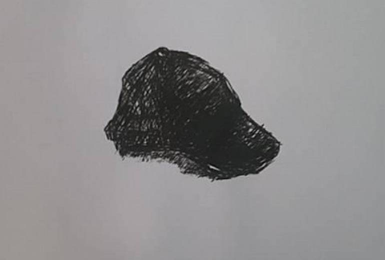 あの日々少年の記憶、ボールペン、キャップアート
