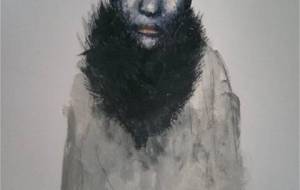 黒人女性ファッションモデルアート - 真鍋哲地
