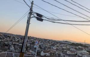 八木山から見た夕焼け - 軍曹 