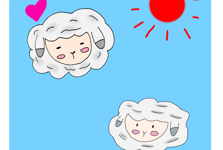 雲ひつじ