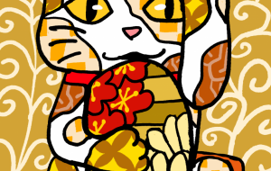 運を招く招き猫 - ましゅまろまかろん 