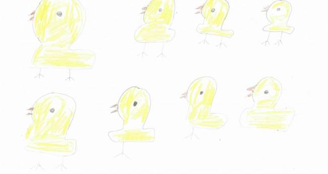 アヒルの大家族 | アートの輪
