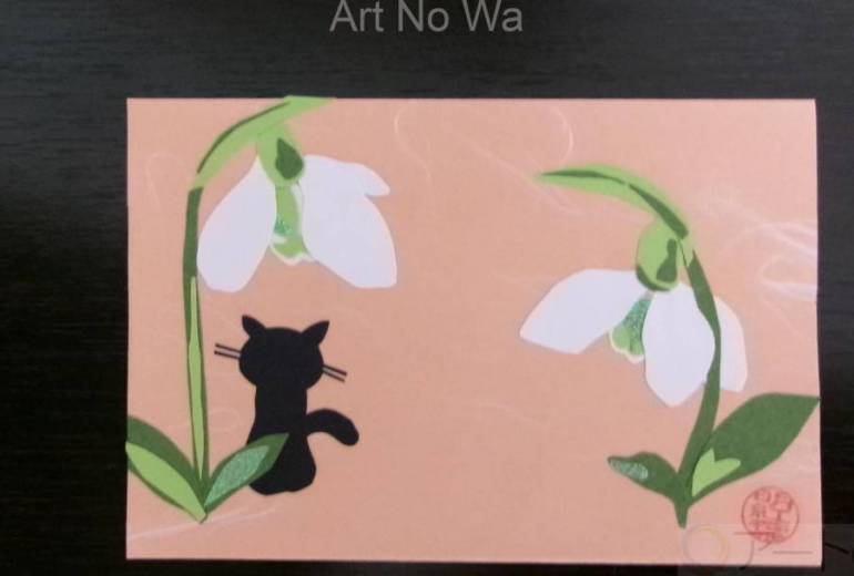 花場猫　スノードロップ