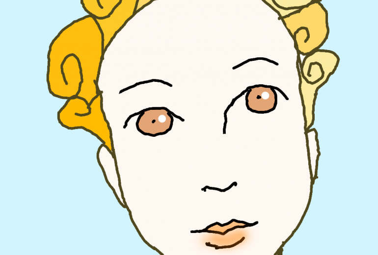 金髪の女性