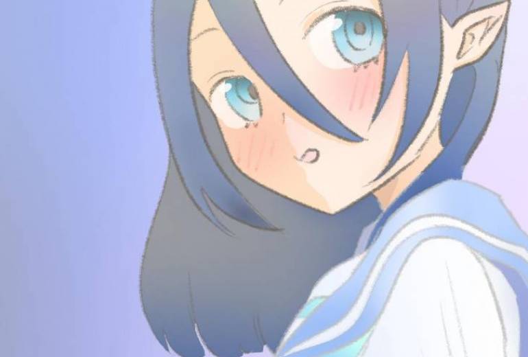 水色・リボン