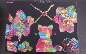 花場猫　春のひらめき - 明紅葉 