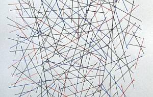 Black Red And Blue Lines242-1 - 沖　弘康 