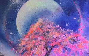 月華桜 - 光るアートmyo 
