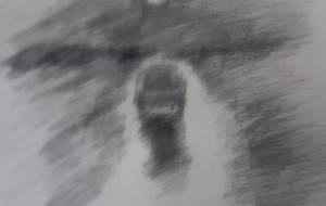 弟と夕日の中で大切な車で走ったよ、母さん僕は弟が大切だよ、母さん、思い出の、大切な、母さん、愛してるよ - 真鍋哲地 