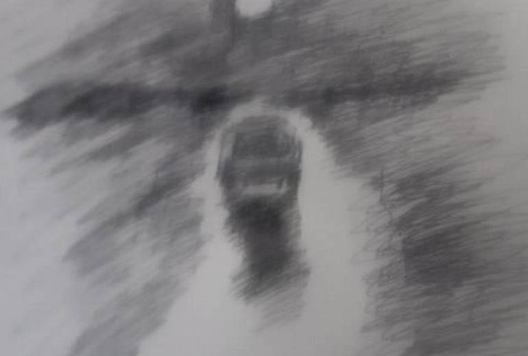 弟と夕日の中で大切な車で走ったよ、母さん僕は弟が大切だよ、母さん、思い出の、大切な、母さん、愛してるよ