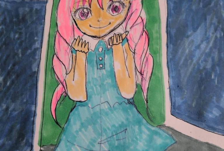 室内の少女 - madoka 