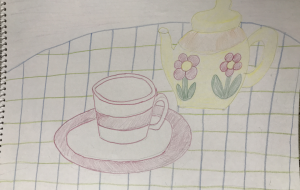コーヒーカップとポット - maco