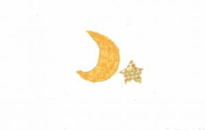 お月様と星☆ - ルビー 