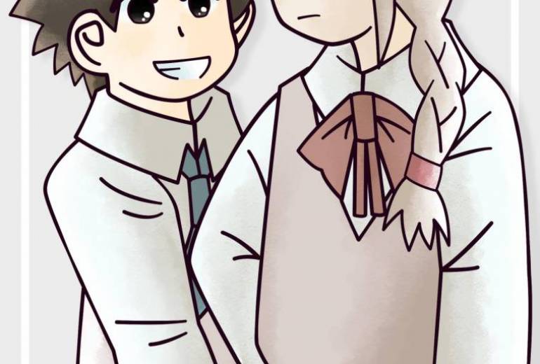 男子高生二人