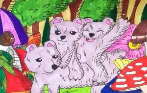 クマ親子と不思議なキノコの森 - ましゅまろまかろん 