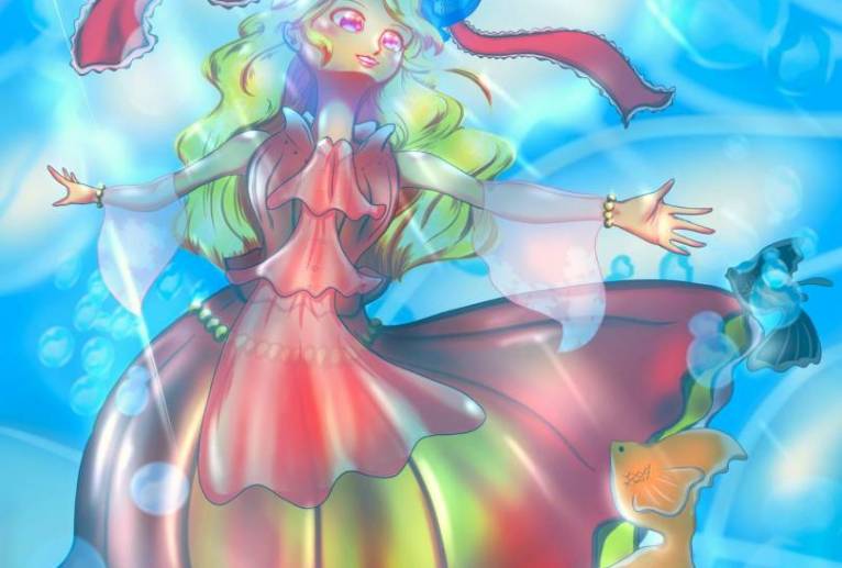 優雅に泳ぐ金魚姫 - ショウヘイ 