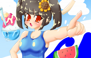 ゆびさしポーズ夏20260626 - RYUUTA 