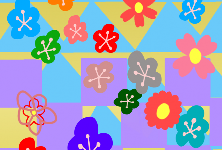はなやかにさいたお花