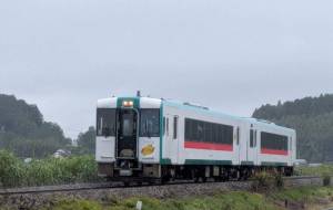 雨の中を走る石巻線 - 軍曹 
