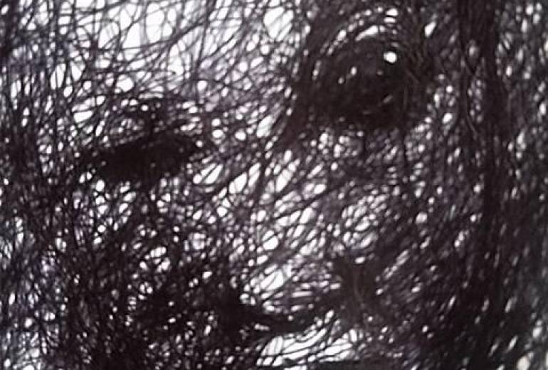 ボールペン線画歪曲投影症候群アート（思志弱者救済的投影症候群アート）