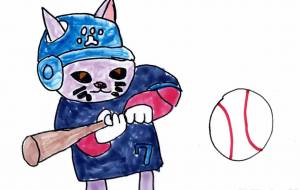 ねこが野球大会でサヨナラホームラン - Keita　noa 