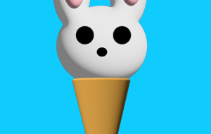 うさぎアイスクリーム - harune. 