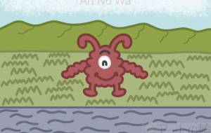 川遊びに来たモンスター - アクター 
