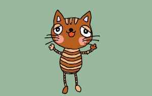 しましまねこ - しろ4646
