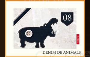 DENIM DE ANIMALS【カバ】 - ESTRELLA 