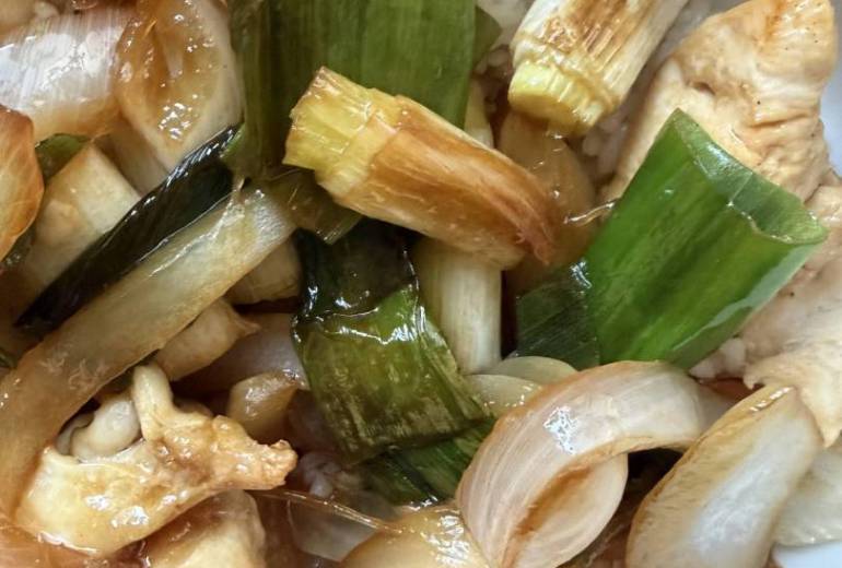 節約飯鶏丼
