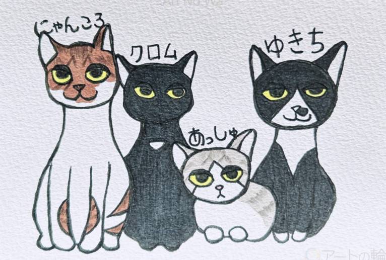 お客様の猫達 - 黒越瑠香 