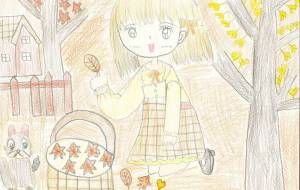 リスと見つけた小さな秋 - ゆめか 