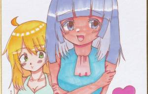鬼山怜音女体化　桜小路りむ　中色紙イラスト - 社容尊悟 