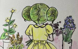 小さなお花屋さん - 水谷裕子 