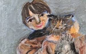 猫と女性 - Arica 