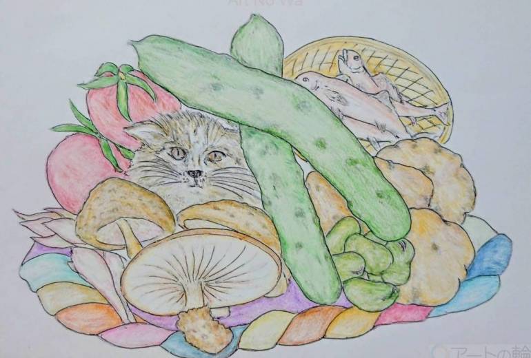 隠れネコ