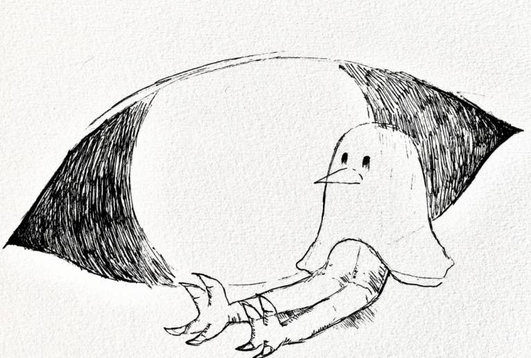 足の長いオバケとトモダチ - イロゴマ 