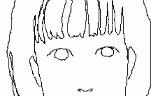 ガタガタした線の女の子 - ハヤシダ　ヨウコ 
