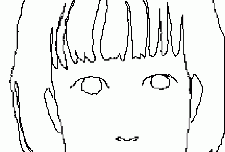 ガタガタした線の女の子 - ハヤシダ　ヨウコ 