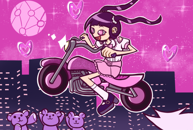 ピンクバイク
