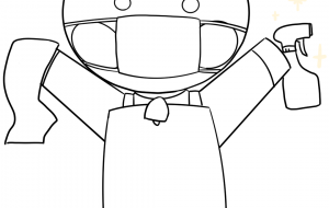 清掃の日くーにゃん - あとり 