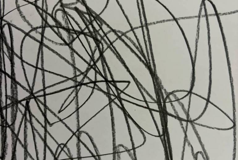 鉛筆画